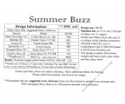 Summer Buzz (схема)